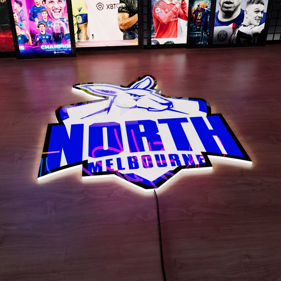 North Melbourne Logo LED Wall light