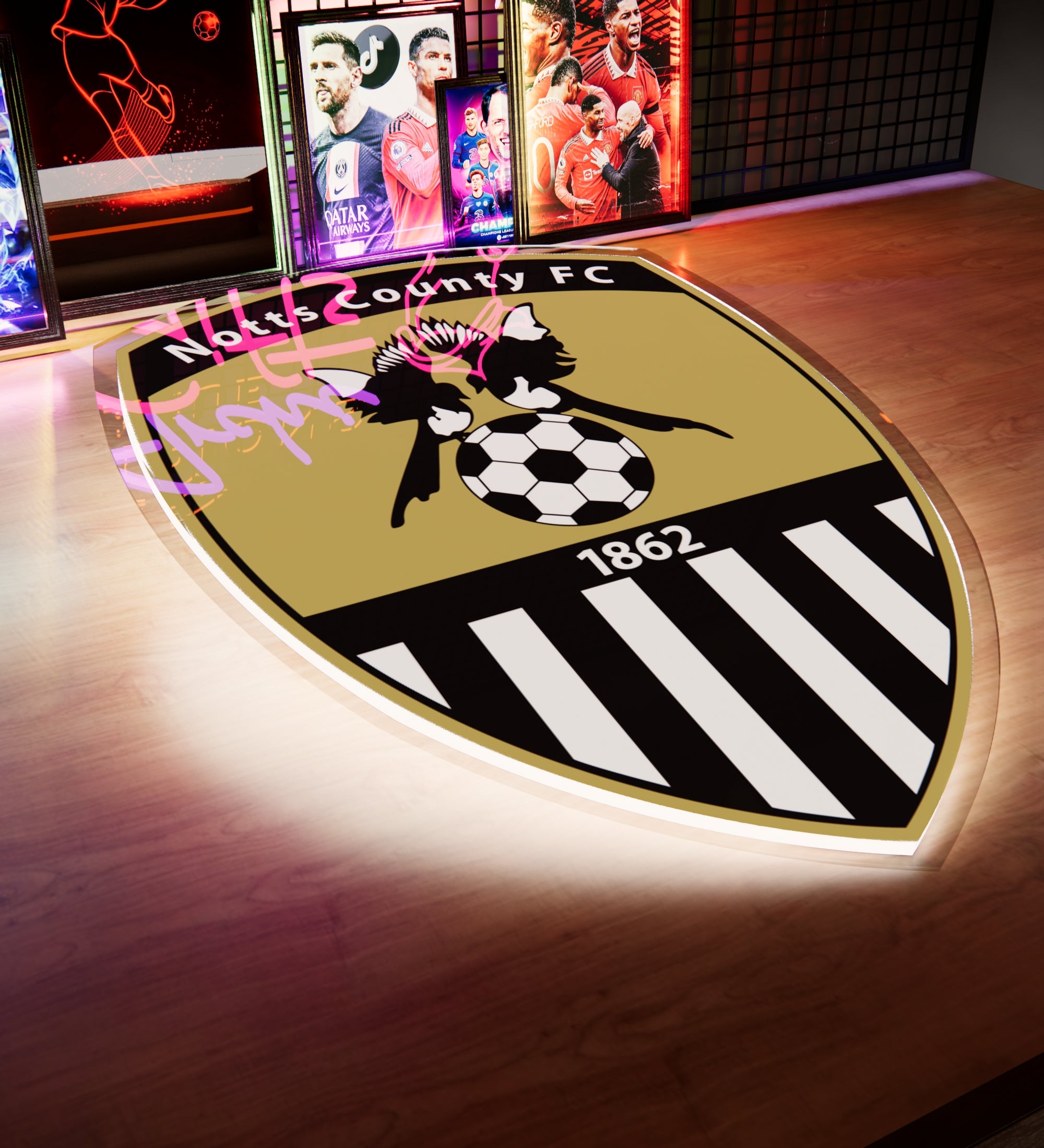 NCO FC Badge LED 15 inches (38cm)