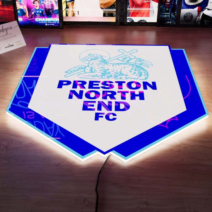 PNE FC Badge LED 15 inches (38cm)