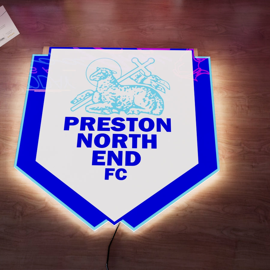 PNE FC Badge LED 15 inches (38cm)