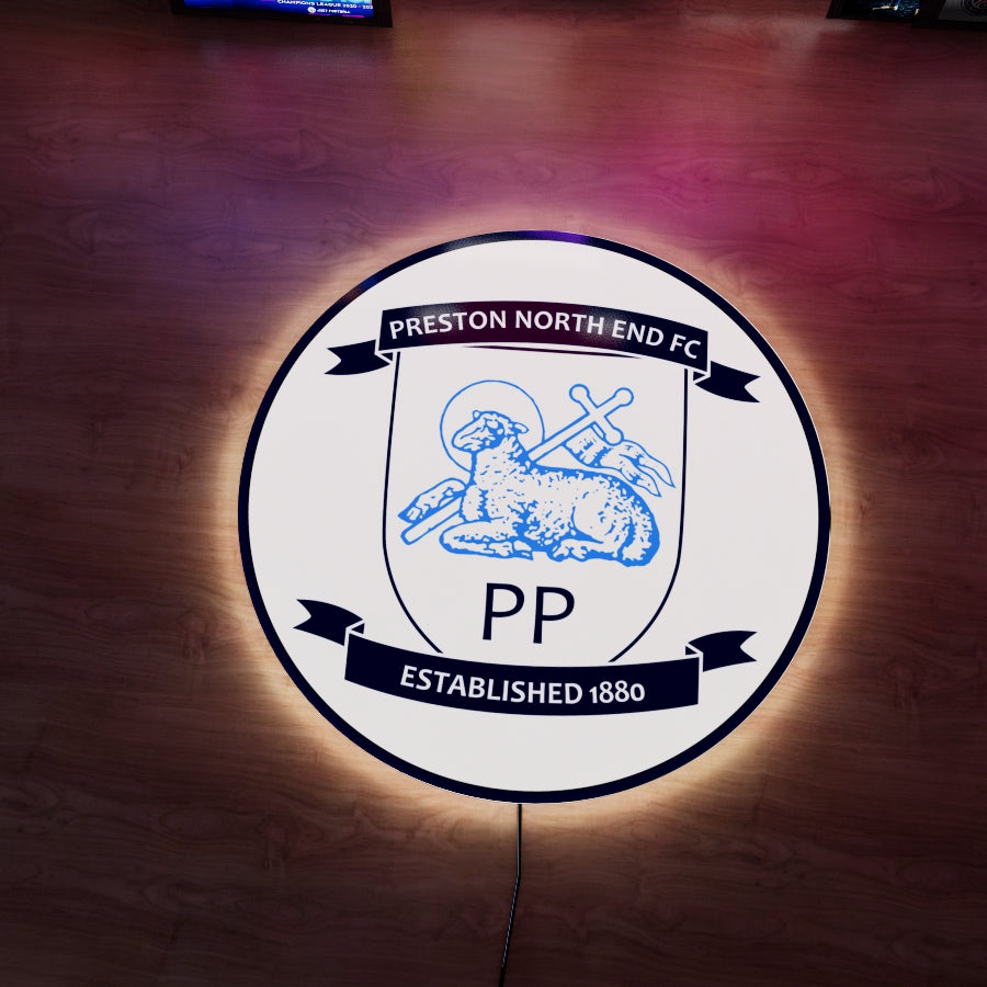 PNE FC badge LED Wall light