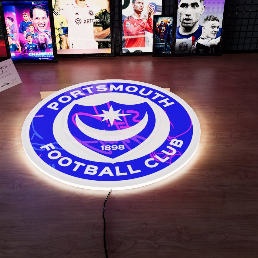 POR FC Badge LED 15 inches (38cm)