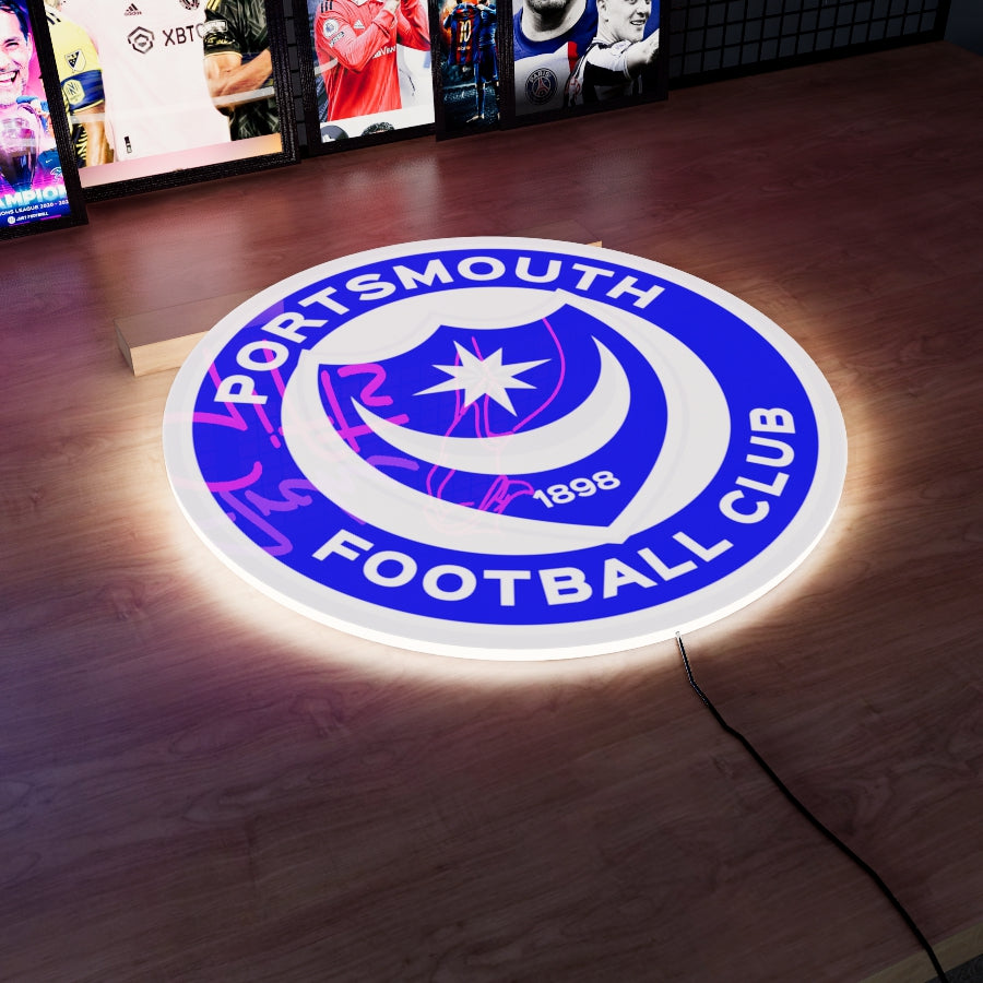 POR FC Badge LED 15 inches (38cm)