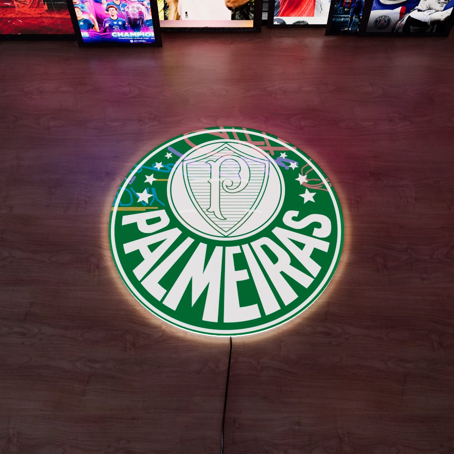 Palmeiras Logo LED Wall light