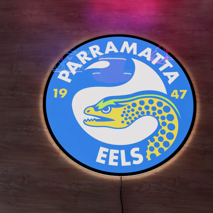 Parramatta Eels Logo LED Wall light