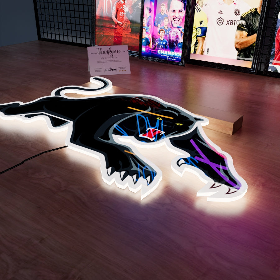 Penrith Panthers LED Wall light