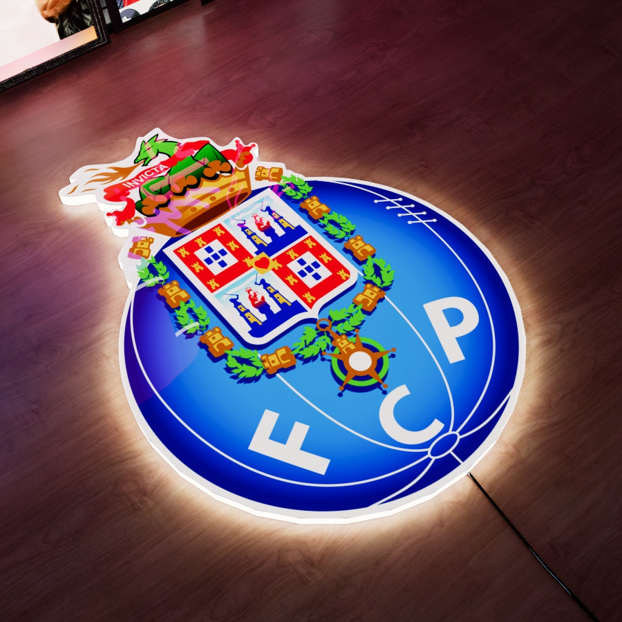 Porto FC Logo LED Wall light
