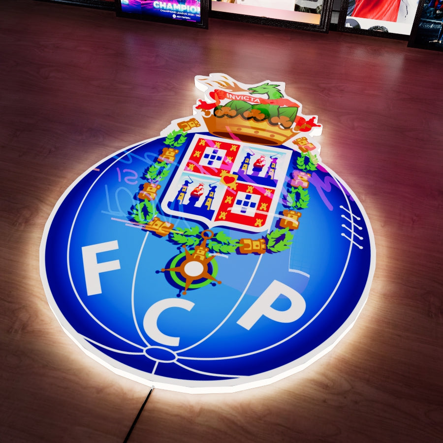 Porto FC Logo LED Wall light