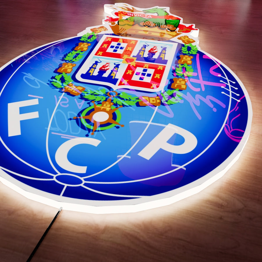 Porto FC Logo LED Wall light