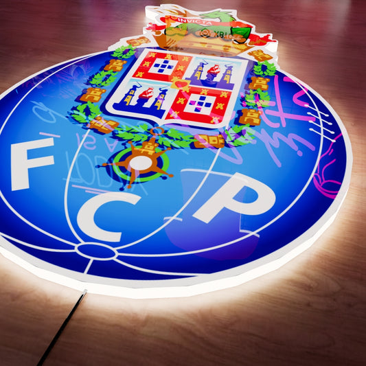 Porto FC Logo LED Wall light