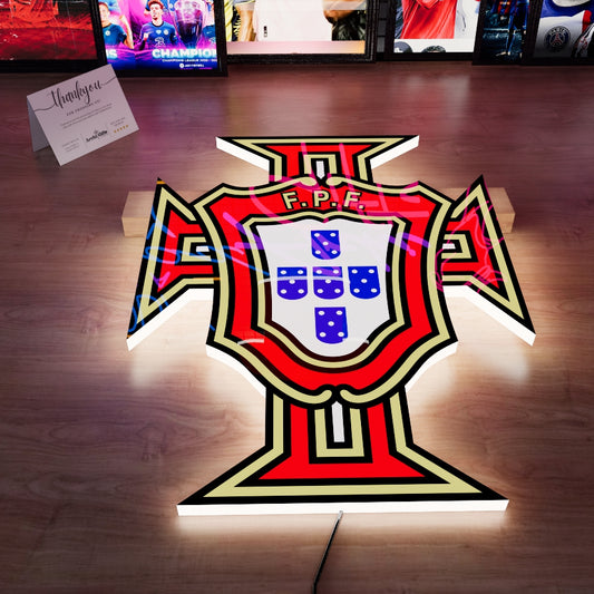 Portugal FC Badge LED 15 inches (38cm)