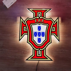 Portugal FC Badge LED 15 inches (38cm)