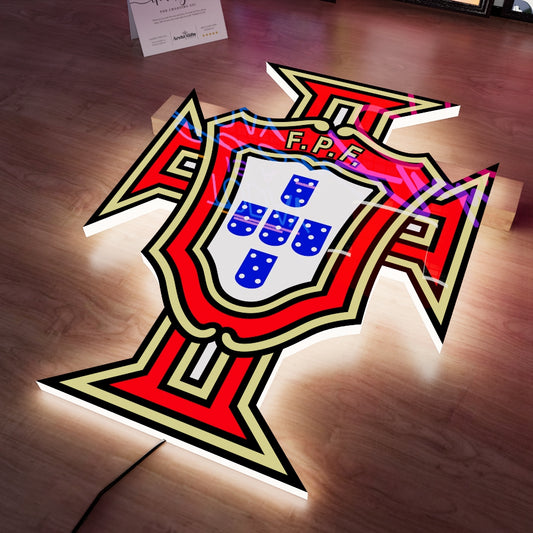 Portugal FC Badge LED 15 inches (38cm)
