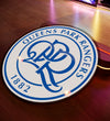 QPR FC Badge LED 15 inches (38cm)