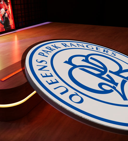 QPR FC Badge LED 15 inches (38cm)