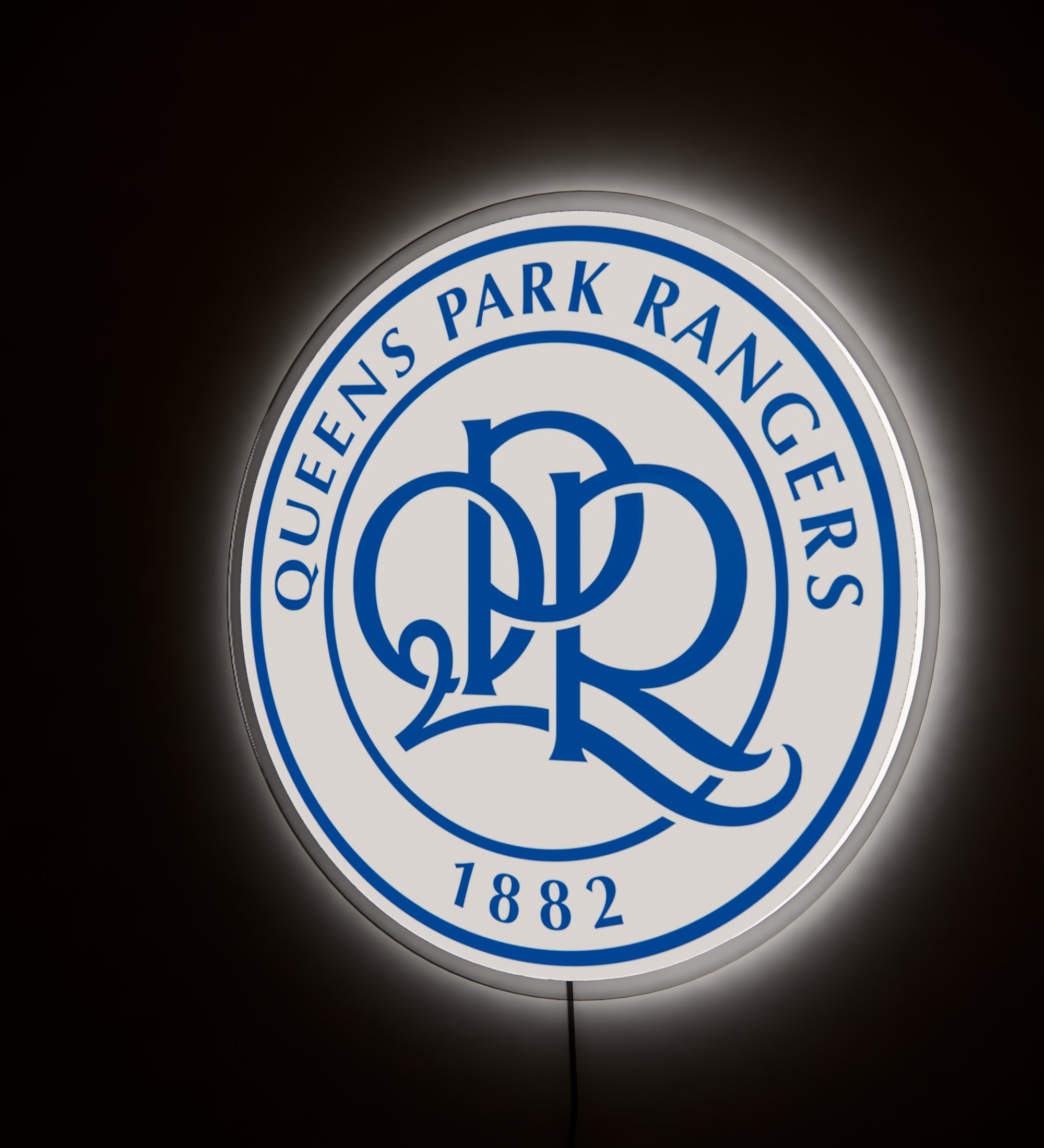 QPR FC Badge LED 15 inches (38cm)