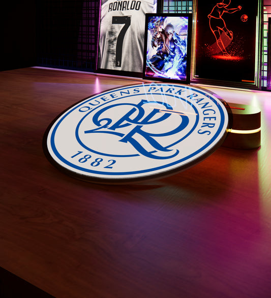 QPR FC Badge LED 15 inches (38cm)