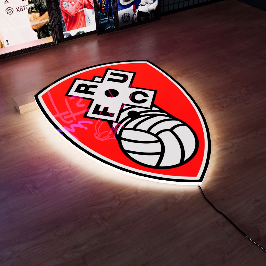 ROT FC Badge LED 15 inches (38cm)