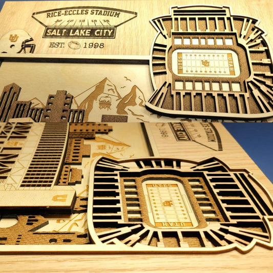 Rice-Eccles Stadium - Home of the University of Utah Utes