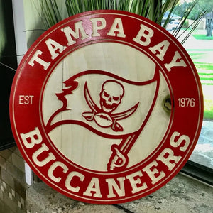 TAMPA BAY Logo Wall Art Sign football mancave Brady