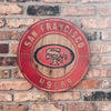 SAN FRANCISCO Football Logo Wall Art Sign California Golden State