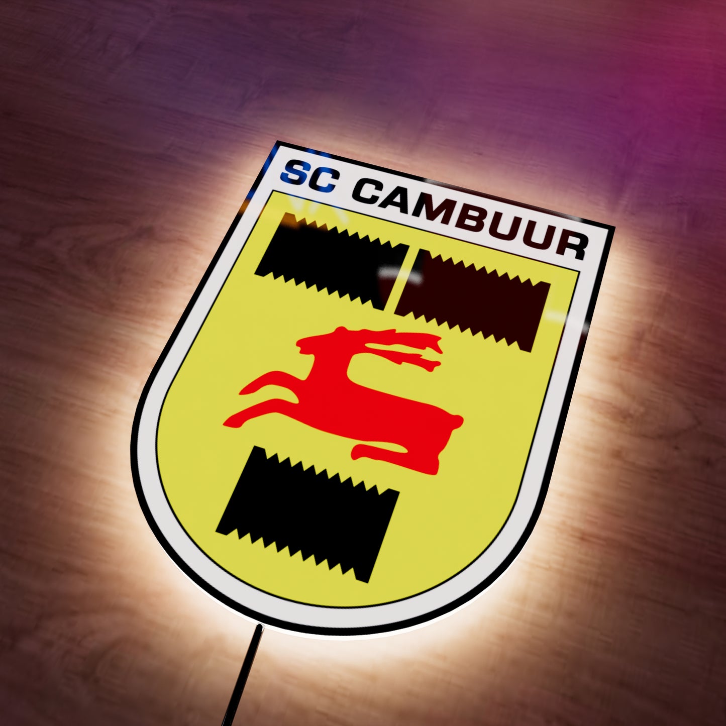 SC Cambuur FC logo LED Wall light