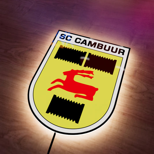 SC Cambuur FC logo LED Wall light