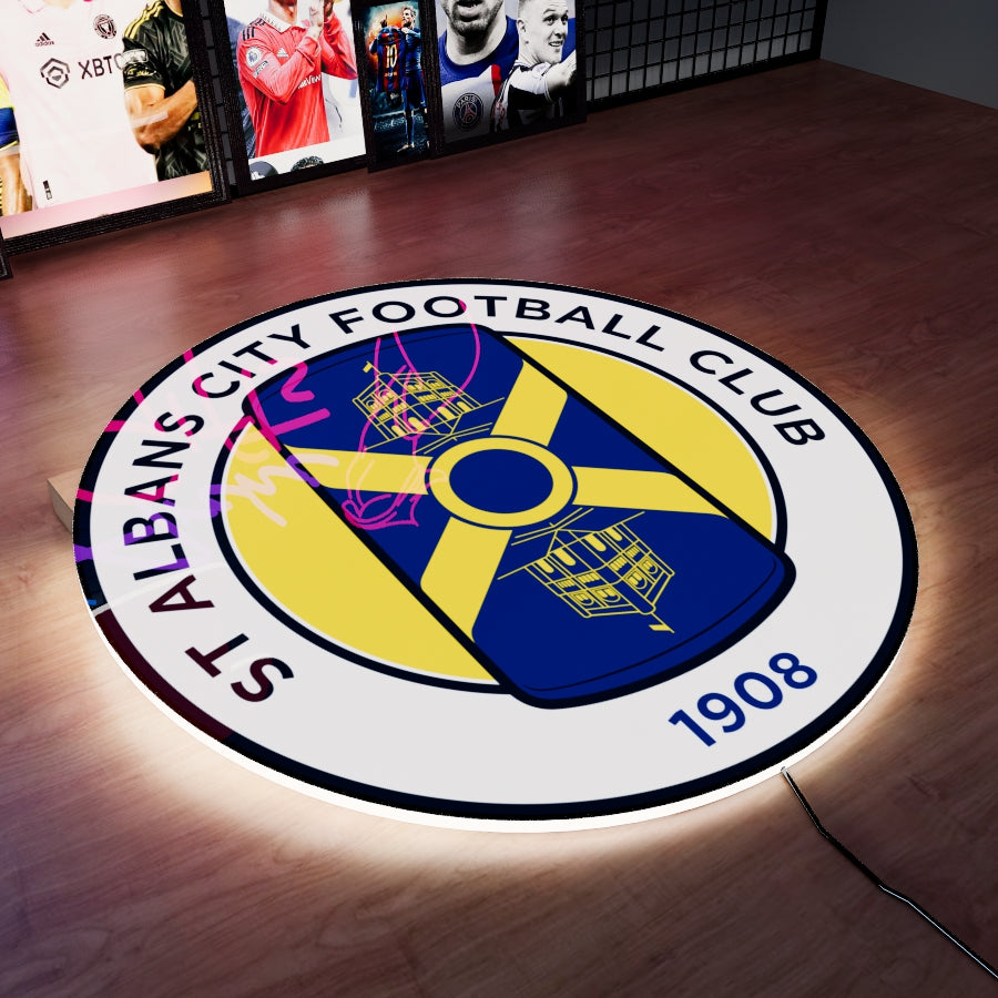 Set of 3 St. Albans City FC Logo LED 15 inches (38cm)