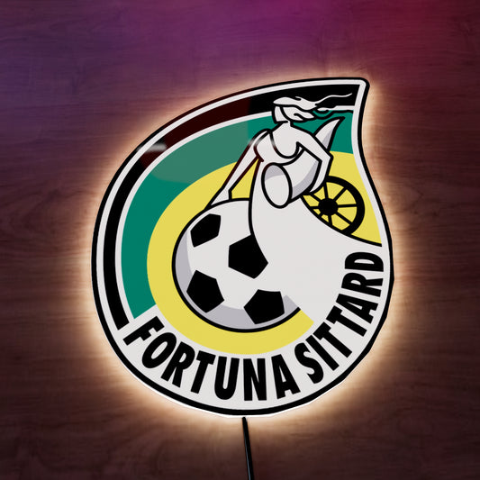 Sittard FC logo LED Wall light