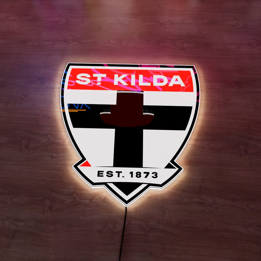 St Kilda Logo LED Wall light