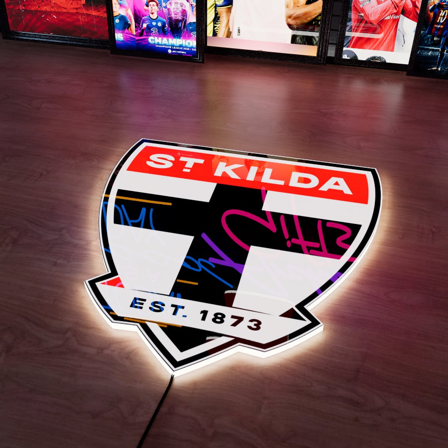 St Kilda Logo LED Wall light