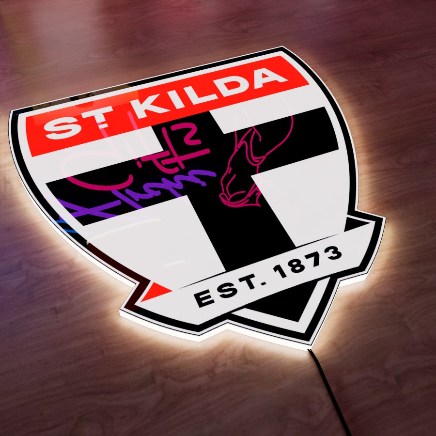 St Kilda Logo LED Wall light
