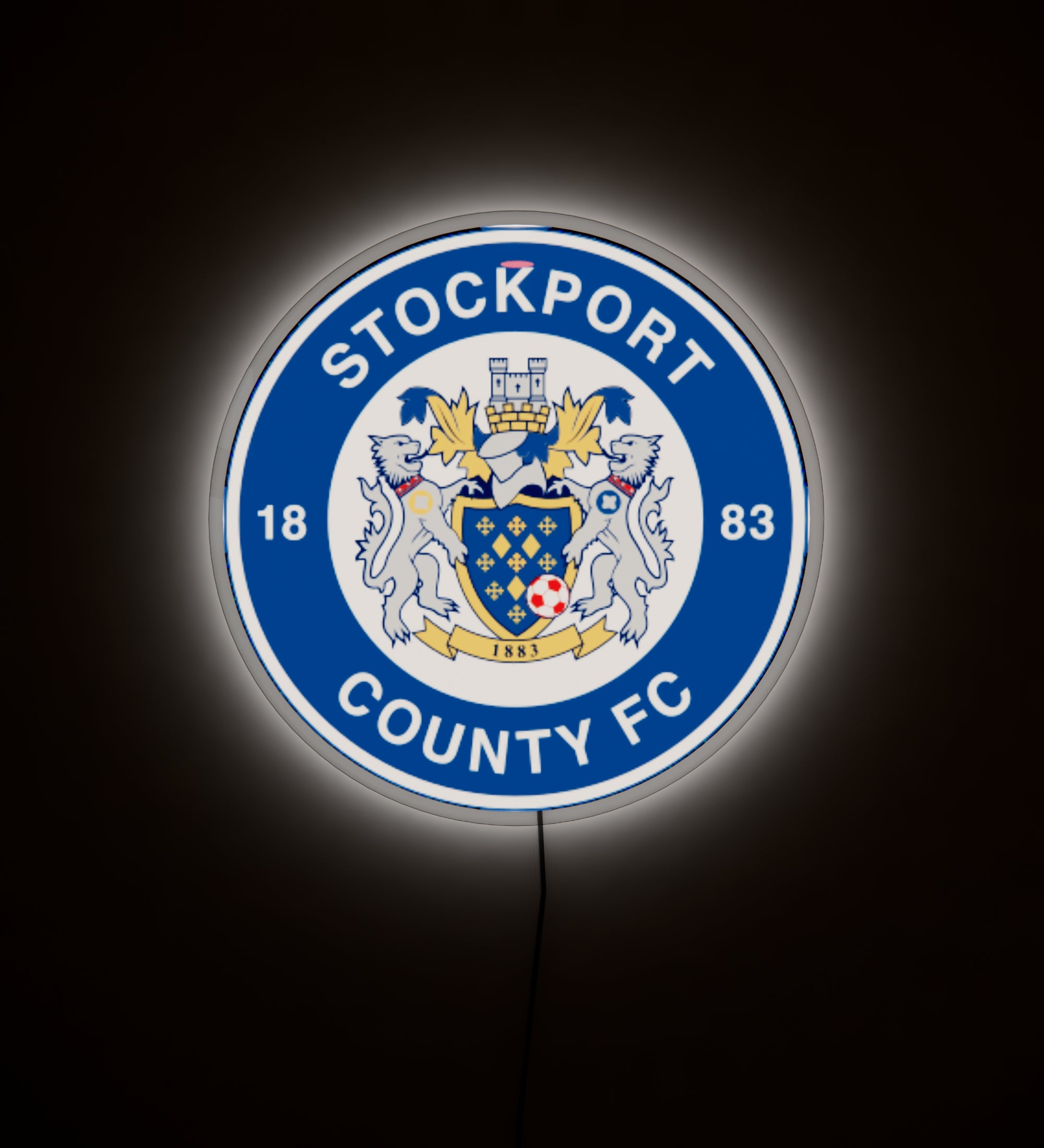 STO FC Badge LED 15 inches (38cm)