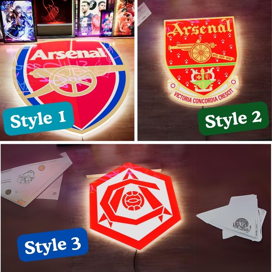 ARS FC Badge LED 15 inches (38cm)