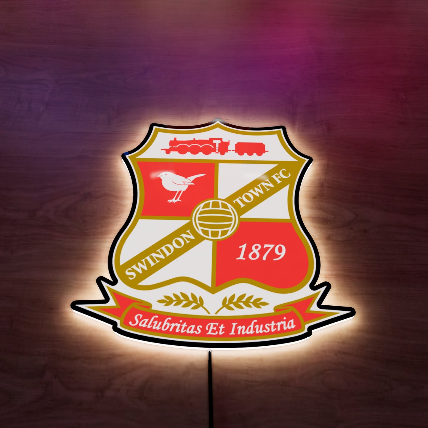 Swindon Town FC Badge LED Wall light