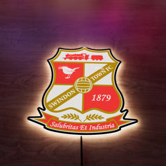 Swindon Town FC Badge LED Wall light