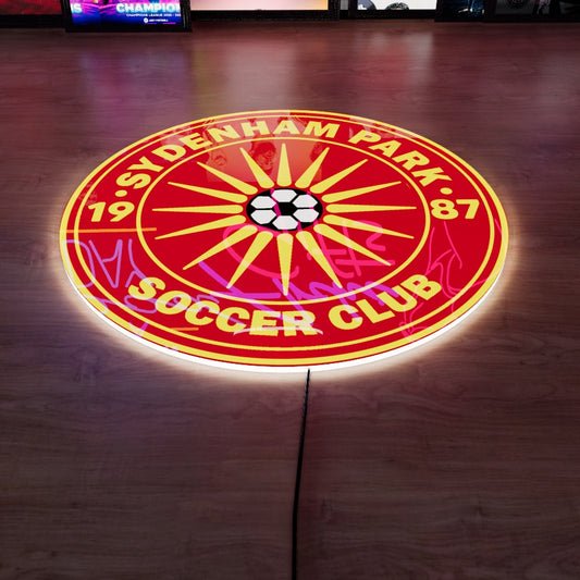 Sydenham Park FC Logo LED Wall light