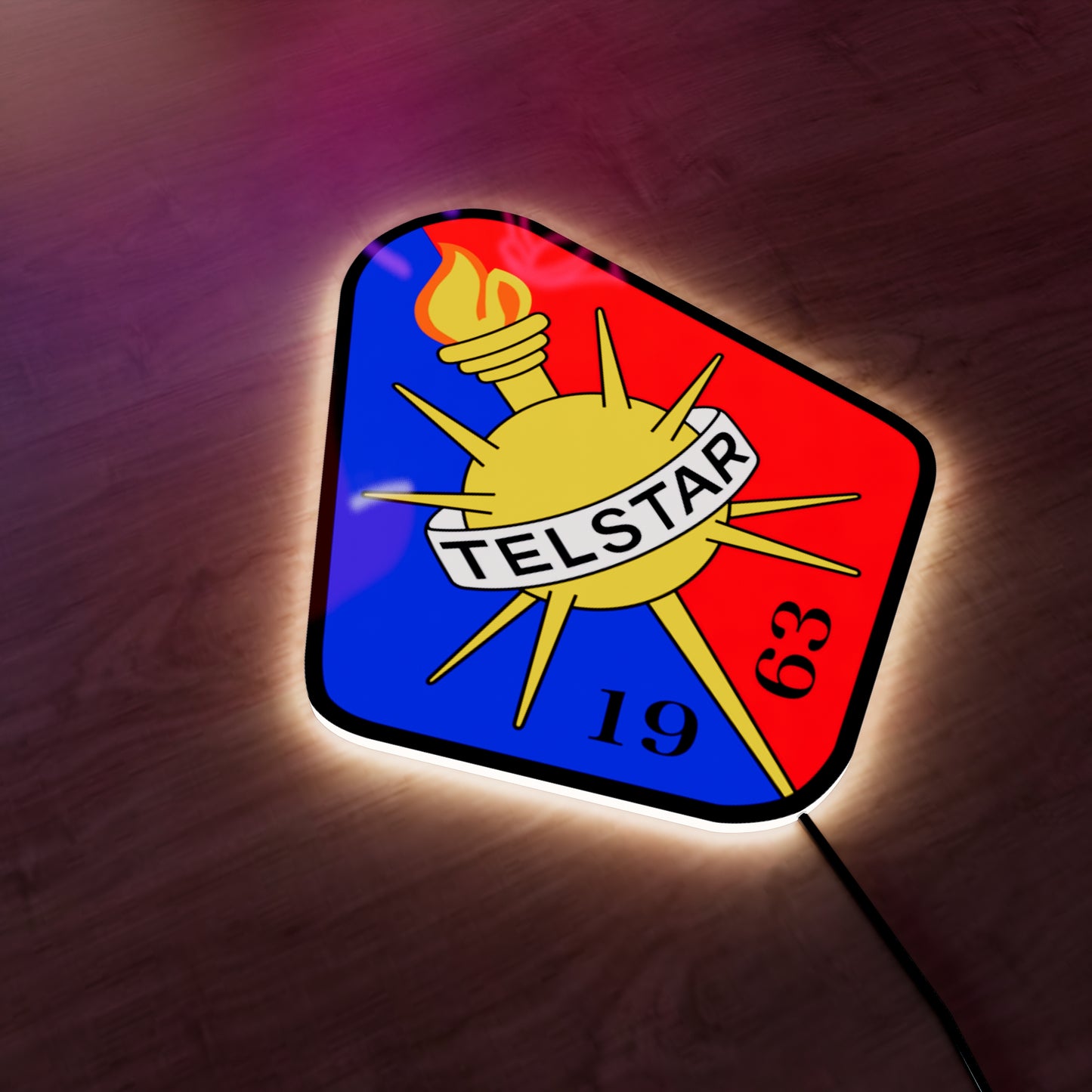 Telstar FC logo LED Wall light