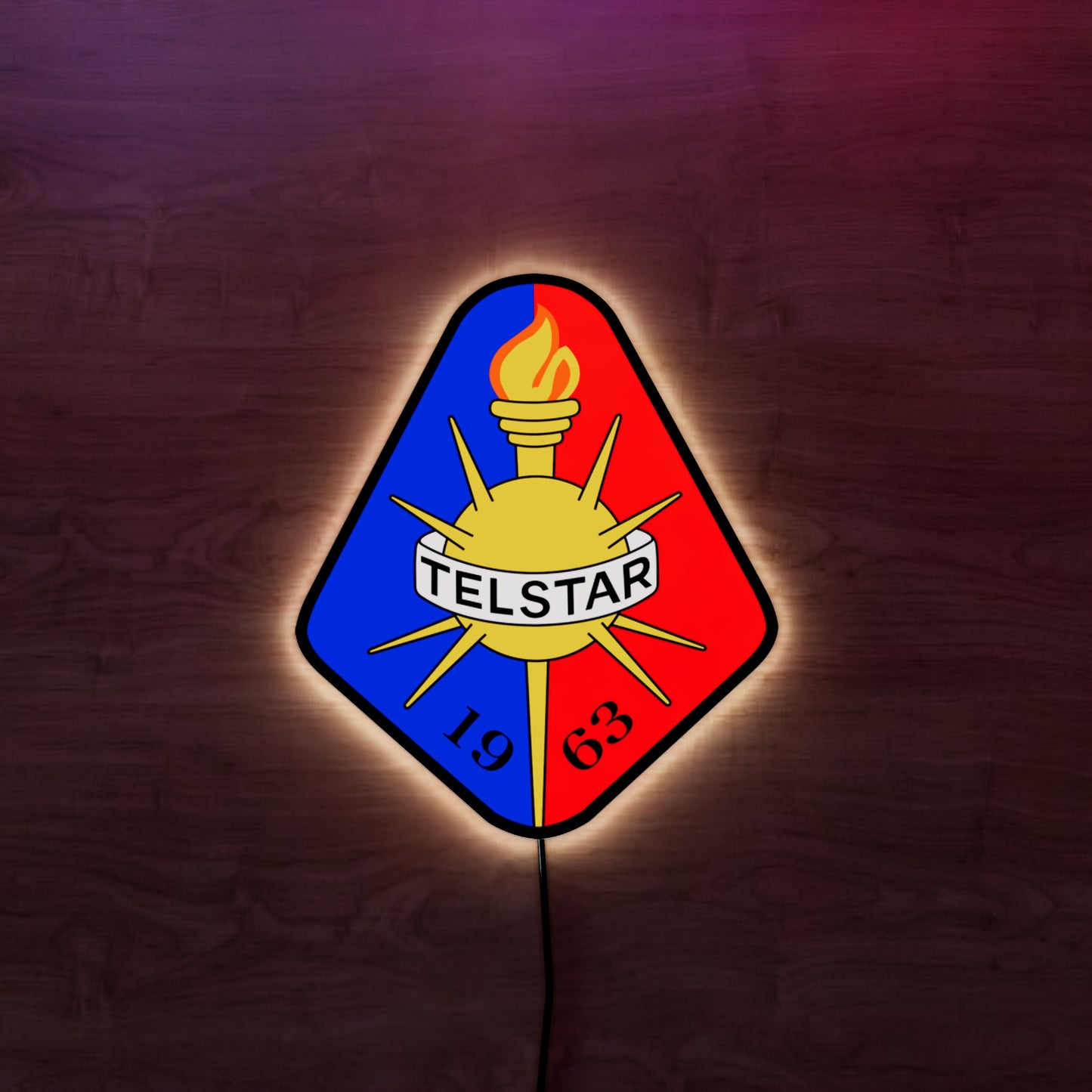 Telstar FC logo LED Wall light