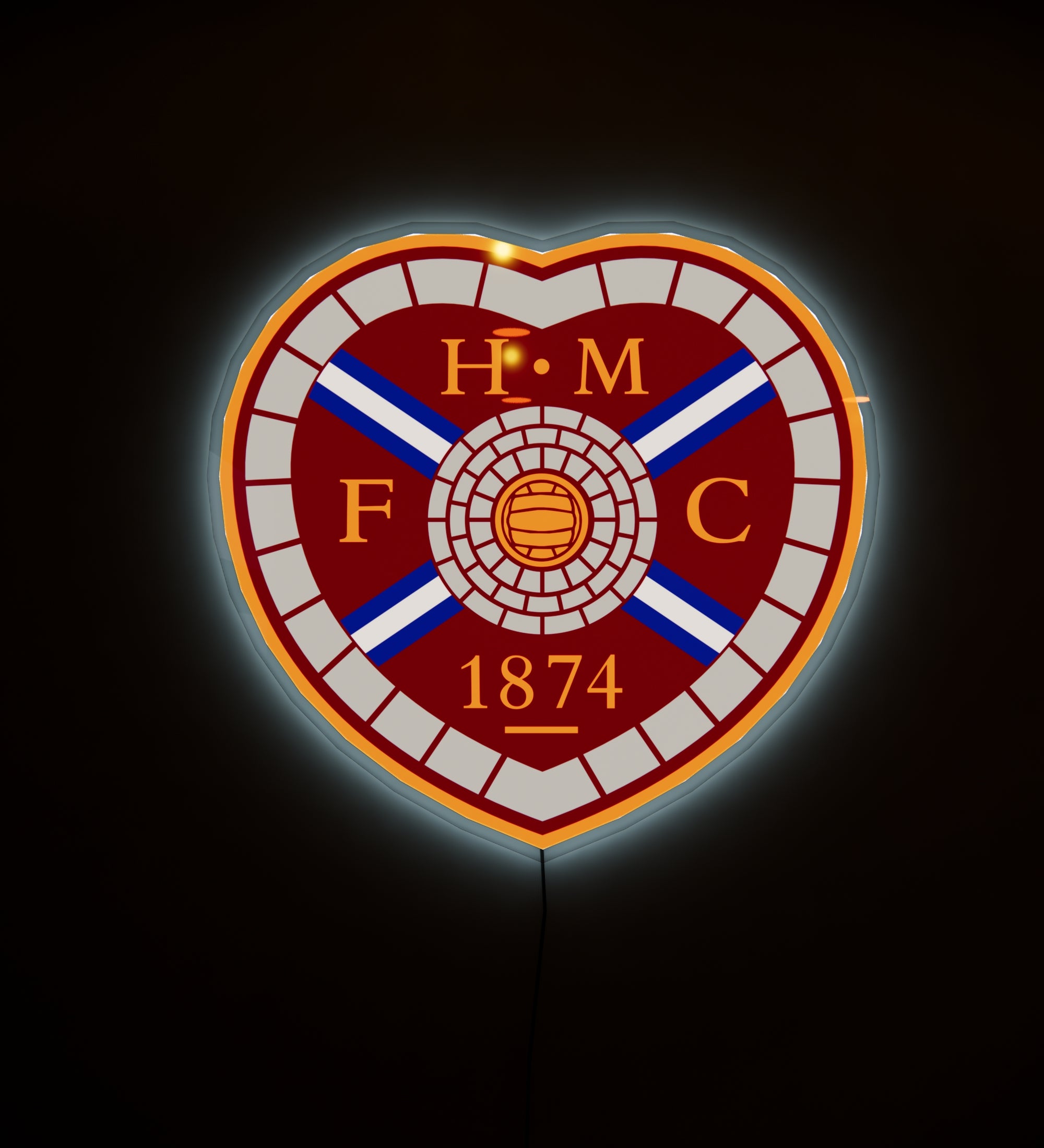 HM FC Badge LED 15 inches (38cm)