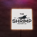 The Shrimp Factory UK Logo LED Wall light