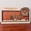 Tropicana Field & Tampa Bay Rays, Florida Skyline Wood Sign