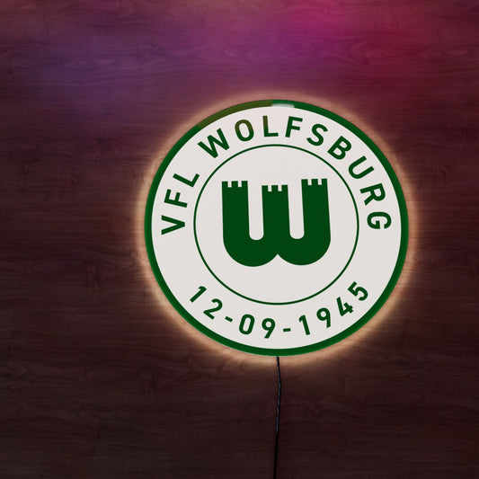VfL Wolfsburg badge LED Wall light