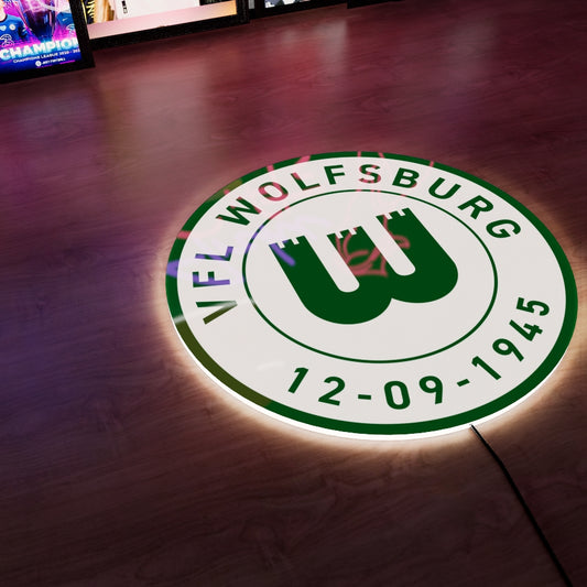 VfL Wolfsburg badge LED Wall light