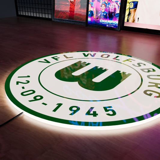 VfL Wolfsburg badge LED Wall light