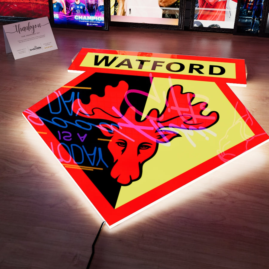 WAT FC Badge LED 15 inches (38cm)