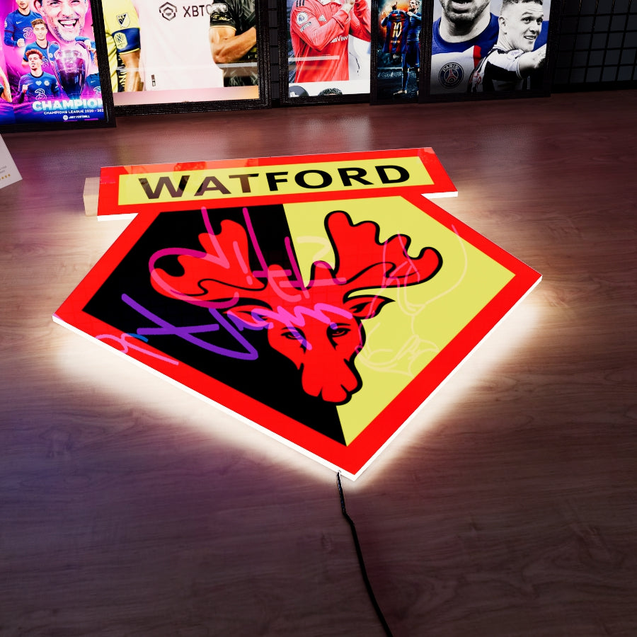 WAT FC Badge LED 15 inches (38cm)