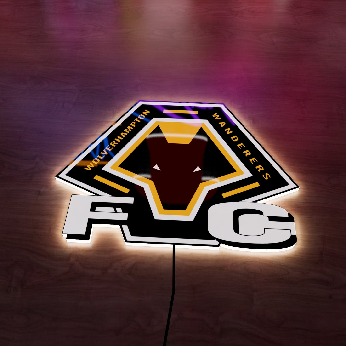 WOL FC 1990's badge LED Wall light