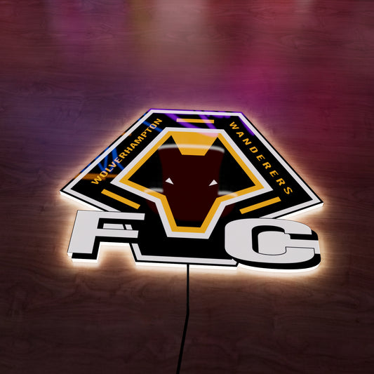 WOL FC 1990's badge LED Wall light