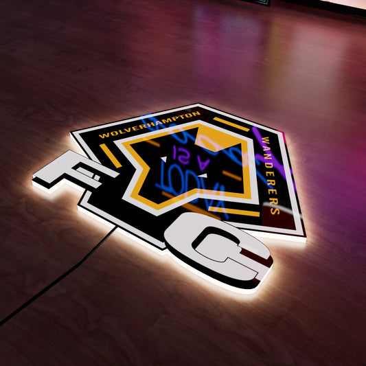 WOL FC 1990's badge LED Wall light